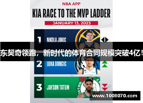 东契奇领跑，新时代的体育合同规模突破4亿！